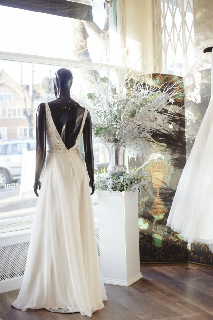 Winter Wonderland Installation for Blackburn Bridal Couture